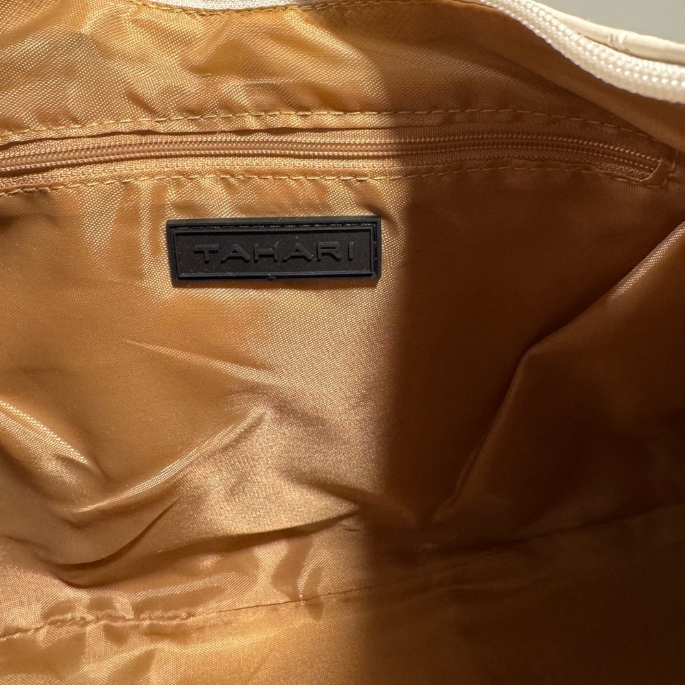Tahari Cream Shoulder Bag - Picture 7 of 16